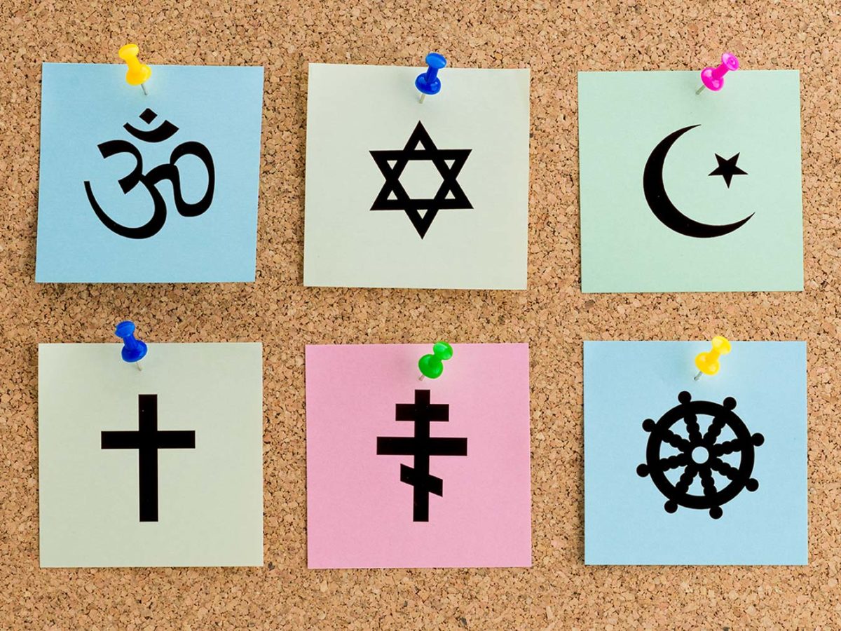 Religionen Symbole